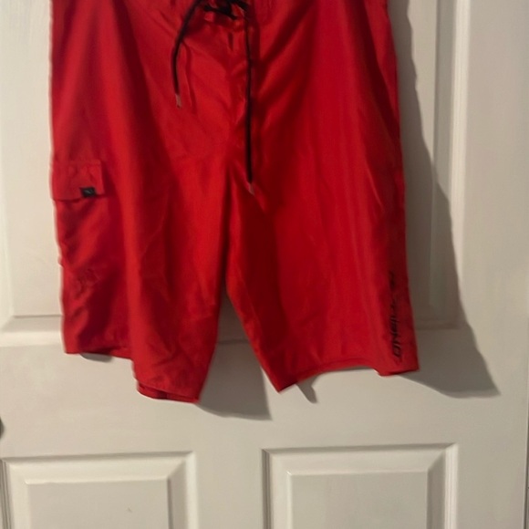 O'Neill Bright Red Men's Swim Shorts - Picture 1 of 13